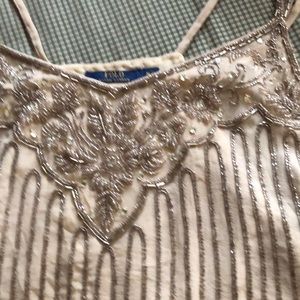 ⭐️Ralph Lauren double strap beaded camisole